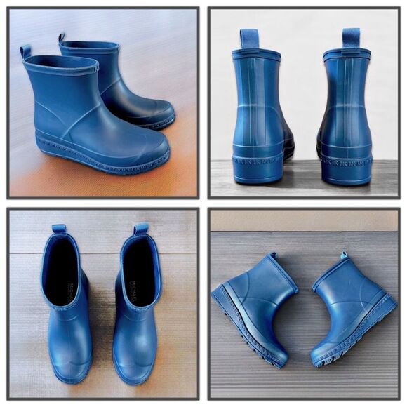 Michael Kors Mac Rain Bootie in River Blue - Picture 15 of 16